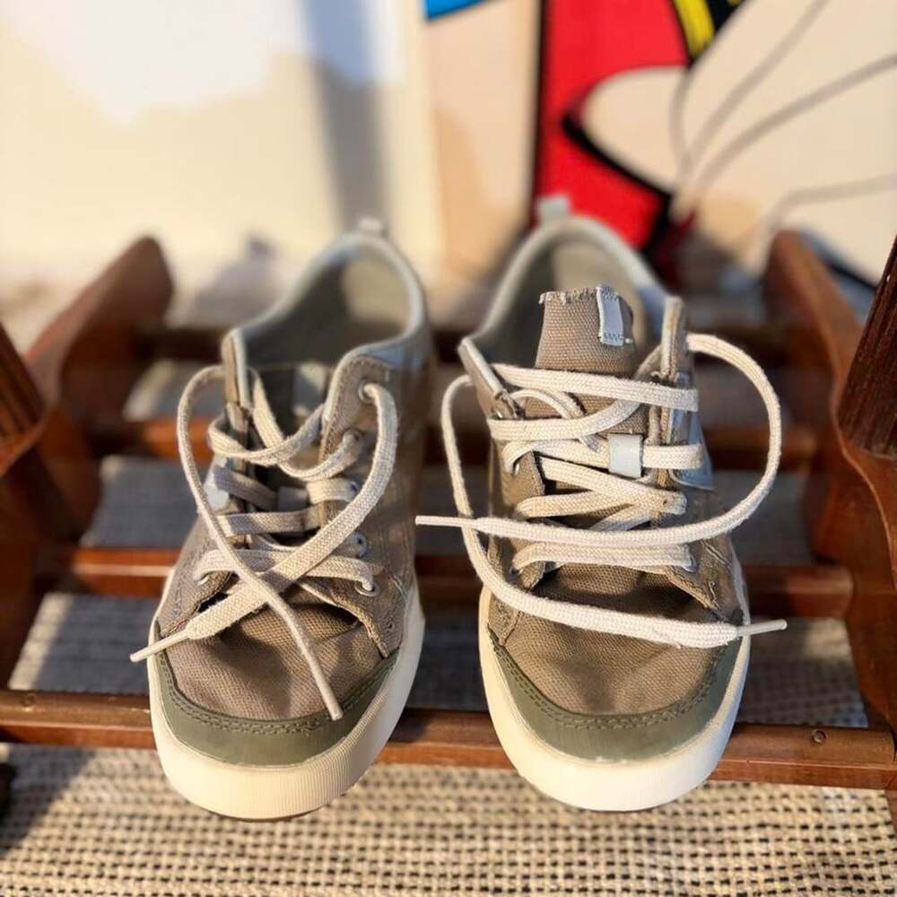 Merrell Rant Canvas Leather Sneakers Putty Women 6